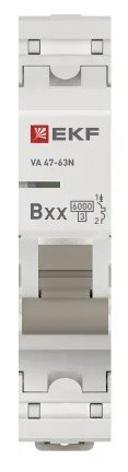 1P 25А (B) 6кА ВА 47-63N PROxima (M636125B)