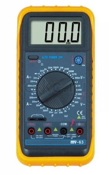 Мультиметр цифровой Professional MY63 (TMD-5S-063)