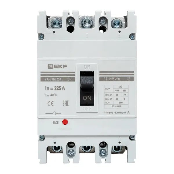 ВА-99М 250/225А 3P 35кА (mccb99-250-225m)