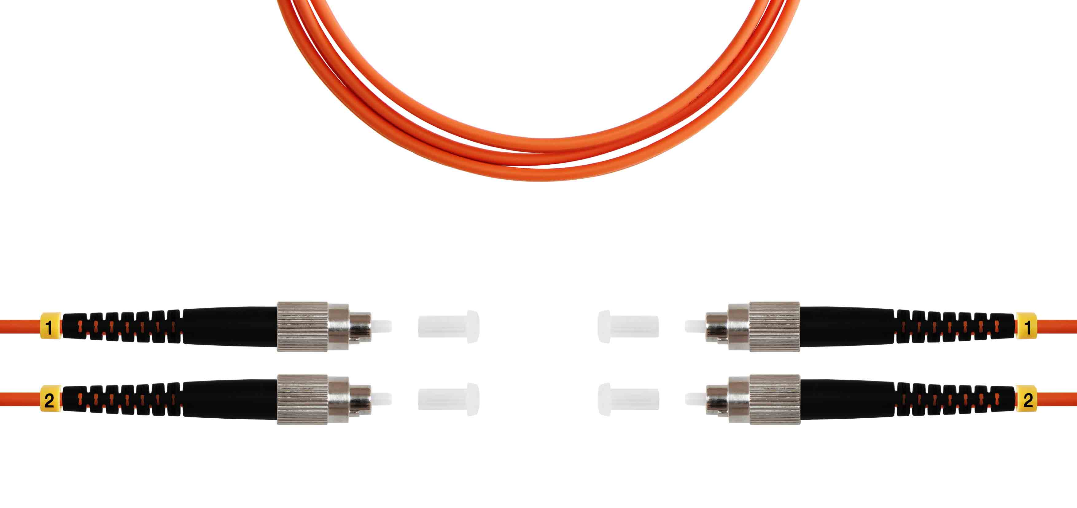 Патч-корд ВО MM(OM2), FC/UPC-FC/UPC, 3.0мм, duplex, LSZH, 3м (09-12003)