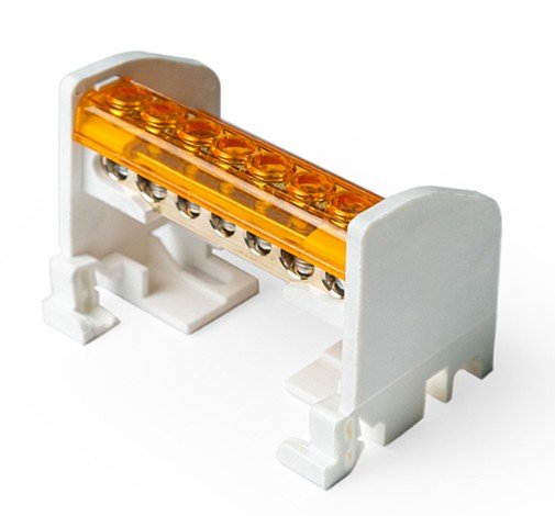 Шина на DIN-рейку в корпусе (кросс-модуль) 2х7 (PR08.32829)