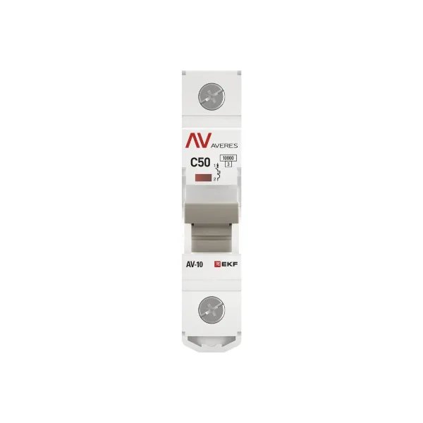 AV-10 1P 50A (C) 10kA AVERES (mcb10-1-50C-av)