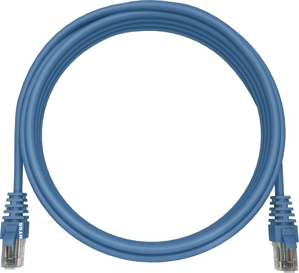 NTSS-PC-UTP-RJ45-5e-3.0-LSZH-BU UTP RJ-45 кат.5E 3м синий