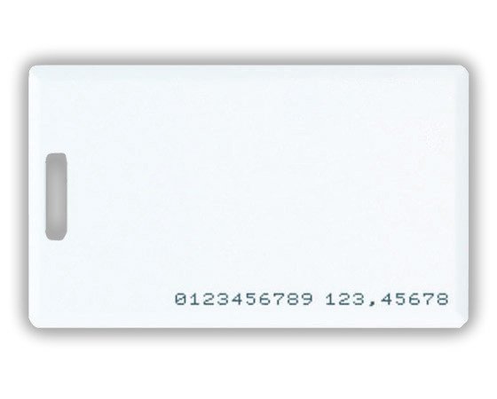 RFID карта EM-Marine CLAMSHELL (толстая) с номером (0450)