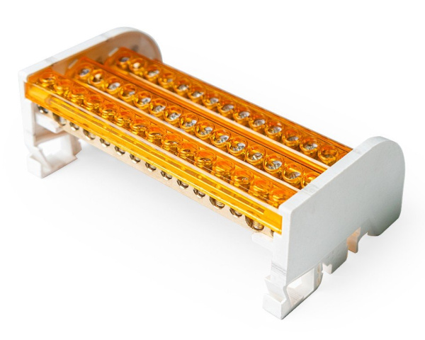 Шина на DIN-рейку в корпусе (кросс-модуль) 4х15 (PR08.32834)