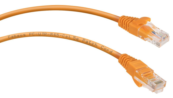 PC-UTP-RJ45-Cat.5e-5m-OR (7690c), оранжевый