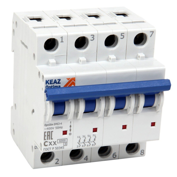 OptiDin BM63-4C10-УХЛ3, КЭАЗ (260885)