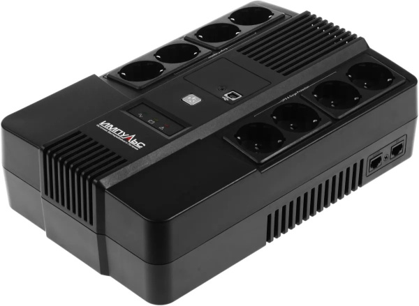 Импульс Мастер 600 360Вт 600ВА черный (MT60102)