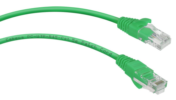 PC-UTP-RJ45-Cat.5e-5m-GN (7457c), зелёный