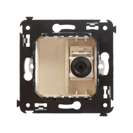 Розетка TV Avanti в стену, оконечная, ванильная дымка (4405503)