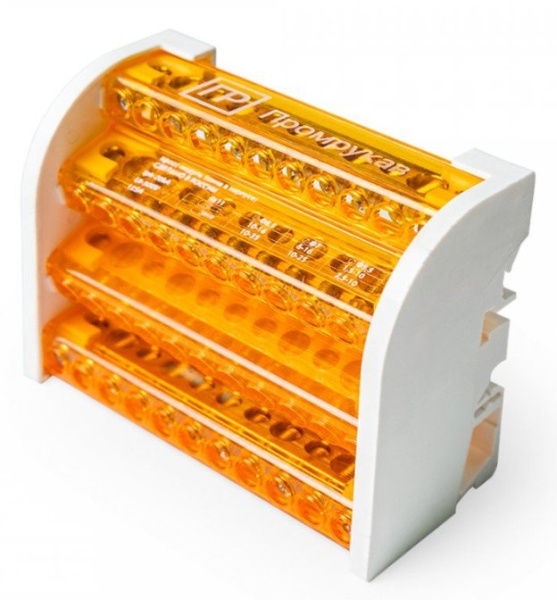 Шина на DIN-рейку в корпусе (кросс-модуль) 4х11 (PR08.32833)