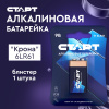 СТАРТ 6LR61-BL1 (9 В, Крона,  6LR61), БЛИСТЕР