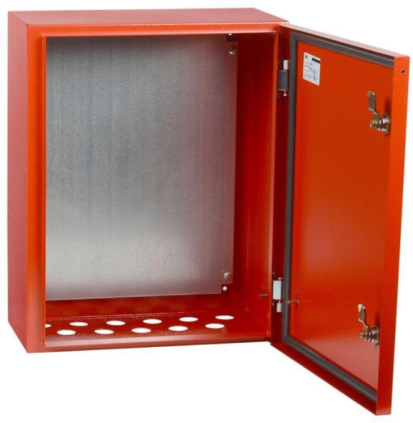 Корпус металлический ЩМП-1-0 395х310х220 У2 IP54 RAL 3020 с монтажной платой (IND-YKM40-01-54)